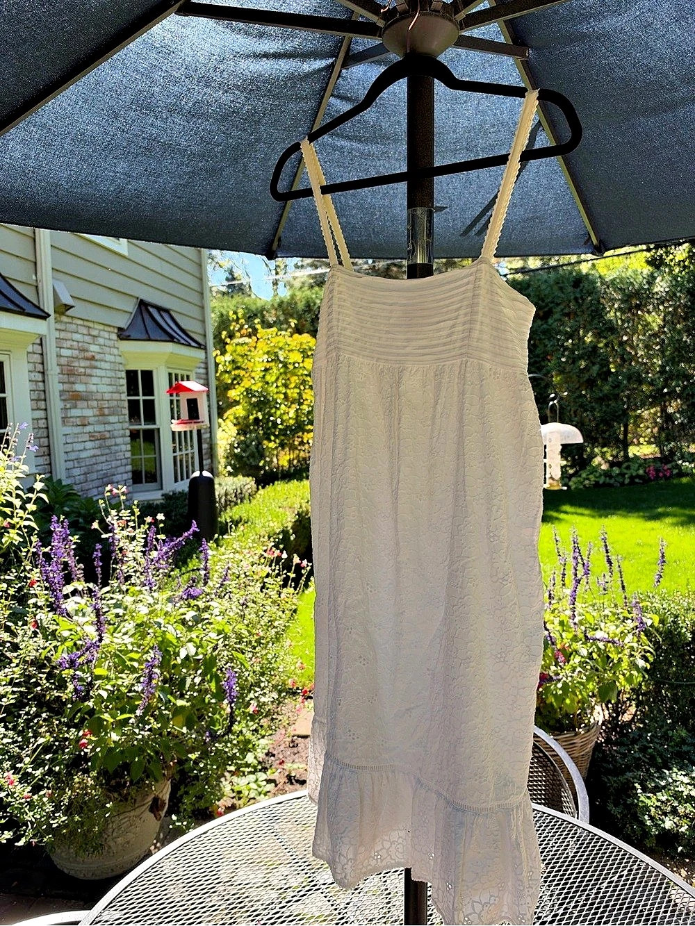 Juicy Couture White Floral Lace Midi Dress Size 6